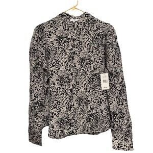 Women's NWT Adriano Goldschmied Long Sleeve Blouse Small